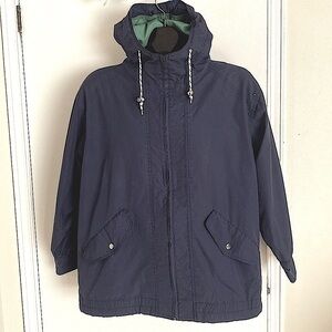 NORTHERN SPIRIT, Vintage Jacket with hoodie and shoulder pads. Size Large